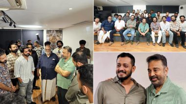 Manjummel Boys: Movie Team Meets Kamal Haasan and Guna Director Santhana Bharati, Check Their Pics Here!